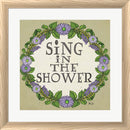 Shanni Welsh Sing in the Shower White Washed Rounded Oatmeal Faux Wood R902394-AEAEAGJEMY