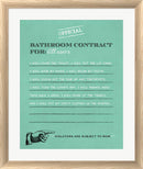 Longfellow Designs Bathroom Contract White Washed Rounded Oatmeal Faux Wood R905081-AEAEAGJEMY