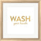 Wild Apple Portfolio Bathroom Etiquette IV White Washed Rounded Oatmeal Faux Wood R907549-AEAEAGJEMY