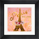 Janice Gaynor Gold Paris Eiffel Contemporary Stepped Solid Black with Satin Finish R910799-AEAEAGME8E