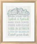 Erin Clark Bath Rules White Washed Rounded Oatmeal Faux Wood R912421-AEAEAGJEMY