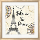 Veronique Charron Romance in Paris I White Washed Rounded Oatmeal Faux Wood R937714-AEAEAGJEMY