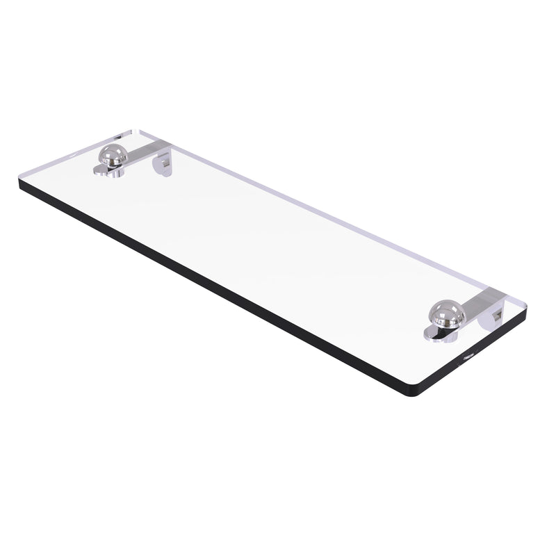 Allied Brass 16 Inch Glass Vanity Shelf with Beveled Edges RC-1-16-PC