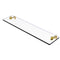 Allied Brass 22 Inch Glass Vanity Shelf with Beveled Edges RC-1-22-PB