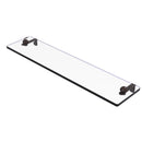 Allied Brass 22 Inch Glass Vanity Shelf with Beveled Edges RC-1-22-VB