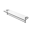 Allied Brass 22 Inch Glass Vanity Shelf with Integrated Towel Bar RC-1-22TB-GYM