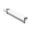 Allied Brass 22 Inch Glass Vanity Shelf with Integrated Towel Bar RC-1-22TB-VB