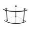 Allied Brass Two Tier Corner Glass Shelf RC-3-GYM