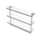 Allied Brass 16 Inch Triple Tiered Glass Shelf with Integrated Towel Bar RC-5-16TB-PEW