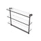 Allied Brass 22 Inch Triple Tiered Glass Shelf with Integrated Towel Bar RC-5-22TB-ORB