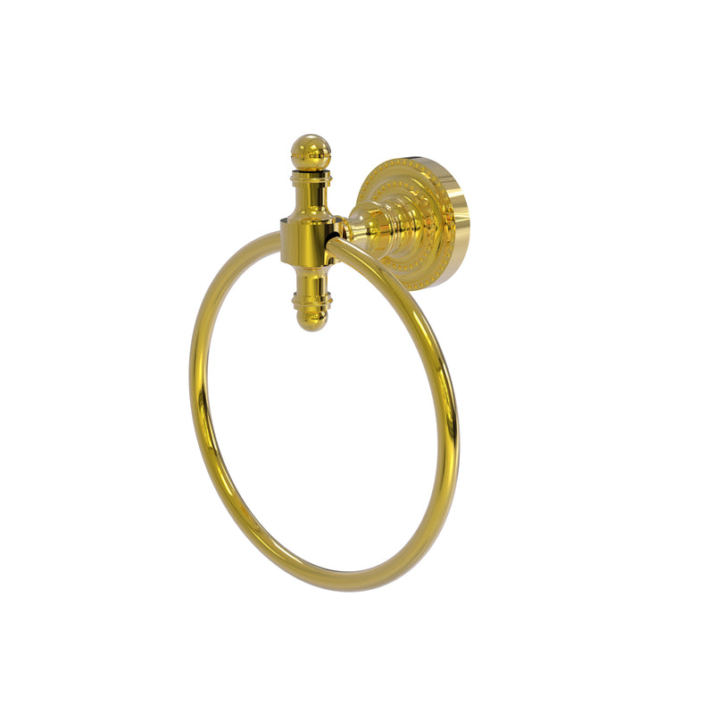 Allied Brass Retro Dot Collection Towel Ring RD-16-PB