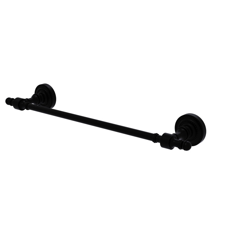 Allied Brass Retro Dot Collection 18 Inch Towel Bar RD-31-18-BKM