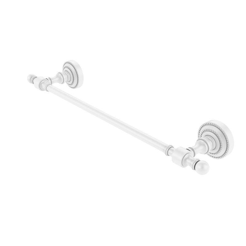 Allied Brass Retro Dot Collection 18 Inch Towel Bar RD-31-18-WHM