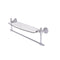 Allied Brass Retro Dot Collection 18 Inch Glass Vanity Shelf with Integrated Towel Bar RD-33TB-18-PC