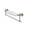 Allied Brass Retro Dot Collection 18 Inch Glass Vanity Shelf with Integrated Towel Bar RD-33TB-18-SBR