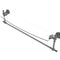 Allied Brass Retro Dot Collection 24 Inch Glass Vanity Shelf with Integrated Towel Bar RD-33TB-24-GYM