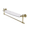 Allied Brass Retro Dot Collection 24 Inch Glass Vanity Shelf with Integrated Towel Bar RD-33TB-24-UNL