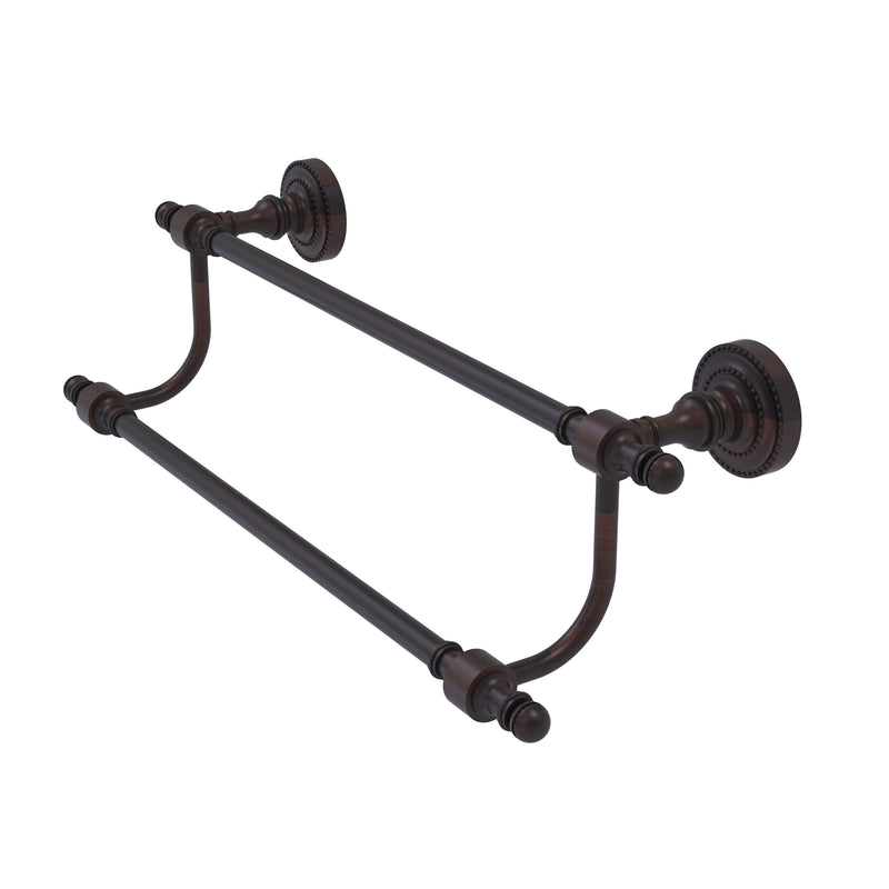 Allied Brass Retro Dot Collection 24 Inch Double Towel Bar RD-72-24-VB