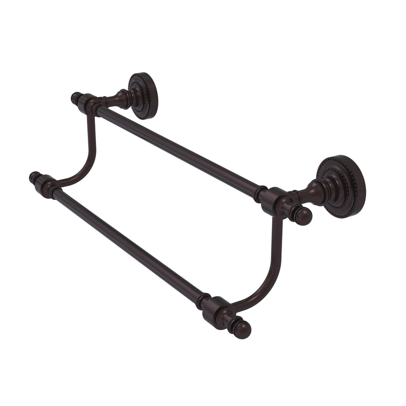 Allied Brass Retro Dot Collection 36 Inch Double Towel Bar RD-72-36-ABZ