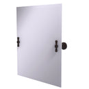 Allied Brass Frameless Rectangular Tilt Mirror with Beveled Edge RD-92-VB