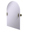 Allied Brass Frameless Arched Top Tilt Mirror with Beveled Edge RD-94-ABR