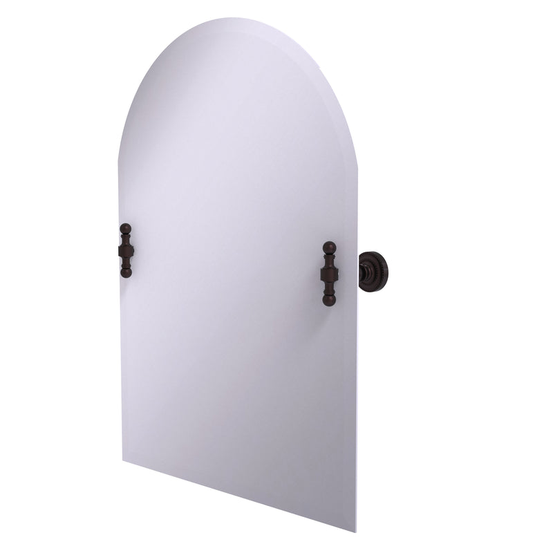 Allied Brass Frameless Arched Top Tilt Mirror with Beveled Edge RD-94-ABZ