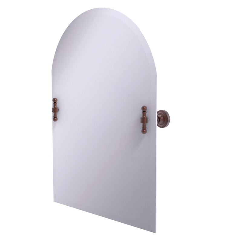 Allied Brass Frameless Arched Top Tilt Mirror with Beveled Edge RD-94-CA