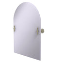 Allied Brass Frameless Arched Top Tilt Mirror with Beveled Edge RD-94-PNI