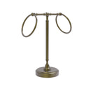 Allied Brass Vanity Top 2 Towel Ring Guest Towel Holder RDM-3-ABR