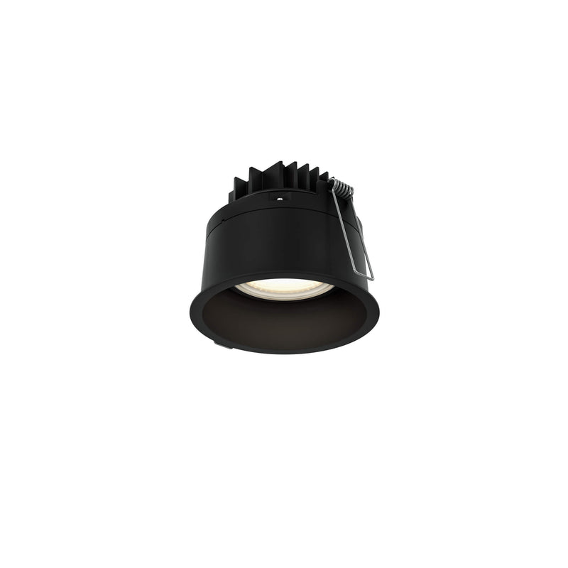Dals Lighting 2" Round Indoor and Outdoor Regressed Gimbal Down Light RGM2-3K-BK