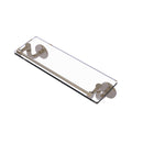 Allied Brass Remi Collection 16 Inch Glass Vanity Shelf with Gallery Rail RM-1-16-GAL-PEW