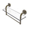 Allied Brass Remi Collection 16 Inch Glass Vanity Shelf with Integrated Towel Bar RM-1-16TB-ABR
