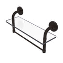 Allied Brass Remi Collection 16 Inch Glass Vanity Shelf with Integrated Towel Bar RM-1-16TB-ORB