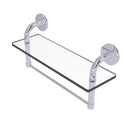 Allied Brass Remi Collection 16 Inch Glass Vanity Shelf with Integrated Towel Bar RM-1-16TB-PC