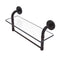 Allied Brass Remi Collection 16 Inch Glass Vanity Shelf with Integrated Towel Bar RM-1-16TB-VB