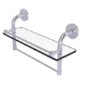 Allied Brass Remi Collection 16 Inch Gallery Glass Shelf with Towel Bar RM-1-16TB-GAL-PC