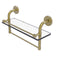 Allied Brass Remi Collection 16 Inch Gallery Glass Shelf with Towel Bar RM-1-16TB-GAL-SBR