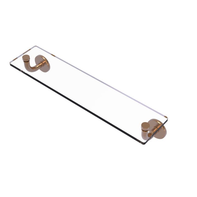 Allied Brass Remi Collection 22 Inch Glass Vanity Shelf with Beveled Edges RM-1-22-BBR
