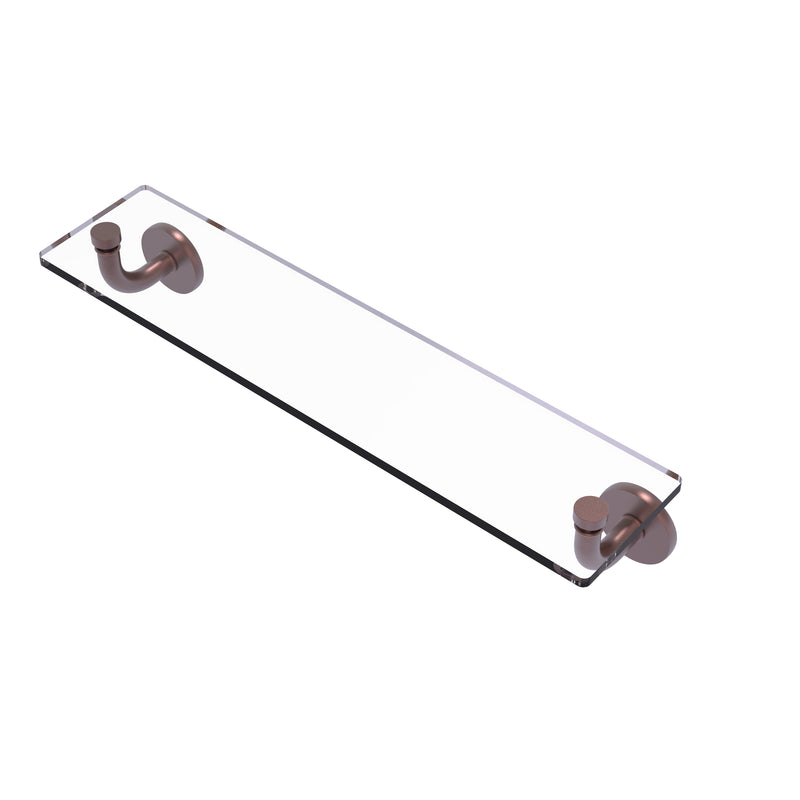 Allied Brass Remi Collection 22 Inch Glass Vanity Shelf with Beveled Edges RM-1-22-CA