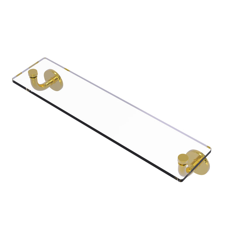 Allied Brass Remi Collection 22 Inch Glass Vanity Shelf with Beveled Edges RM-1-22-PB