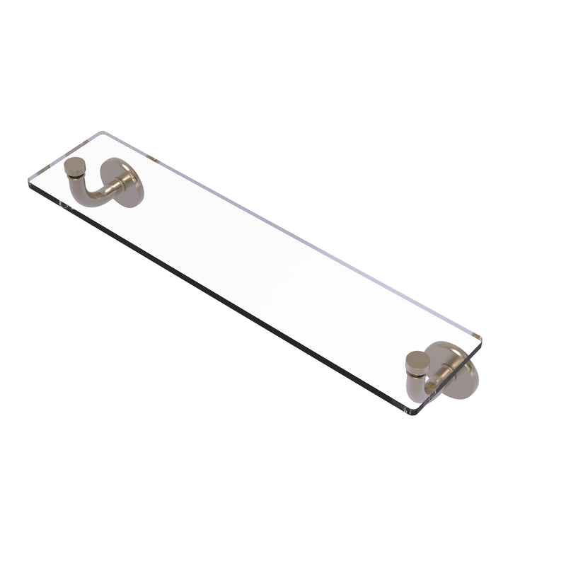 Allied Brass Remi Collection 22 Inch Glass Vanity Shelf with Beveled Edges RM-1-22-PEW