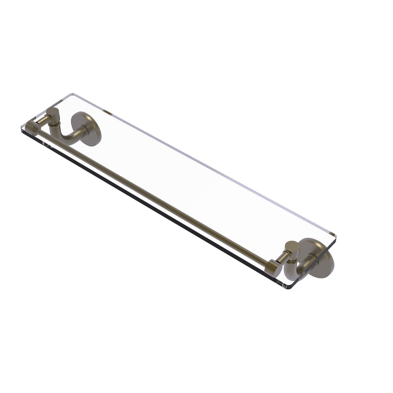 Allied Brass Remi Collection 22 Inch Glass Vanity Shelf with Gallery Rail RM-1-22-GAL-ABR