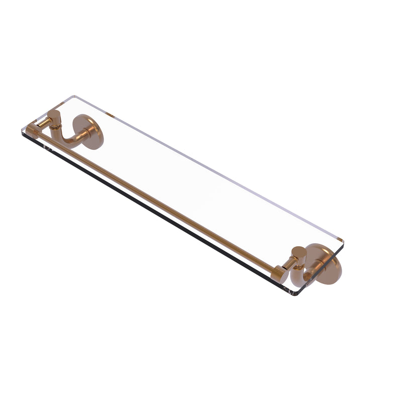 Allied Brass Remi Collection 22 Inch Glass Vanity Shelf with Gallery Rail RM-1-22-GAL-BBR