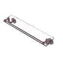 Allied Brass Remi Collection 22 Inch Glass Vanity Shelf with Gallery Rail RM-1-22-GAL-CA