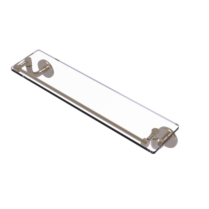 Allied Brass Remi Collection 22 Inch Glass Vanity Shelf with Gallery Rail RM-1-22-GAL-PEW