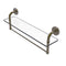 Allied Brass Remi Collection 22 Inch Glass Vanity Shelf with Integrated Towel Bar RM-1-22TB-ABR