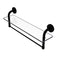 Allied Brass Remi Collection 22 Inch Glass Vanity Shelf with Integrated Towel Bar RM-1-22TB-BKM
