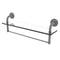Allied Brass Remi Collection 22 Inch Glass Vanity Shelf with Integrated Towel Bar RM-1-22TB-GYM