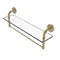 Allied Brass Remi Collection 22 Inch Glass Vanity Shelf with Integrated Towel Bar RM-1-22TB-UNL