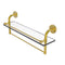 Allied Brass Remi Collection 22 Inch Gallery Glass Shelf with Towel Bar RM-1-22TB-GAL-PB